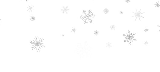 Fototapeta premium Magical Snow Cascade: Mind-Blowing 3D Illustration of Falling Christmas Snowflakes