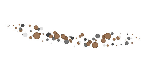 confetti png. Gold confetti falls from the sky.