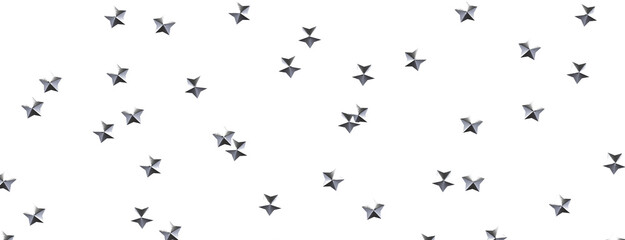 Twinkling Yuletide Skies: Breathtaking 3D Illustration of Falling Christmas Starlights