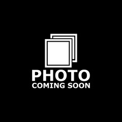 Photo coming soon icon isolated on black background