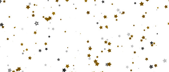 Descendant Christmas Constellations: Mind-Blowing 3D Illustration of Falling Festive Star Patterns