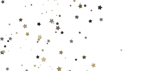 Descendant Christmas Constellations: Mind-Blowing 3D Illustration of Falling Festive Star Patterns
