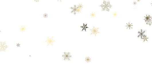Glistening Snow Shower: Striking 3D Illustration Showcasing Falling Holiday Snowflakes