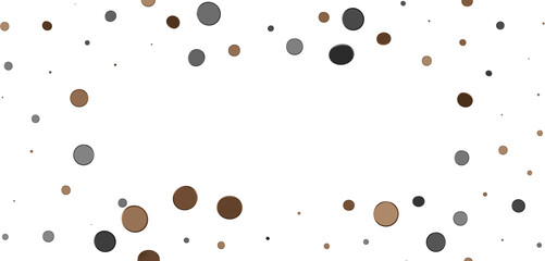  Colorful assorted confetti with serpentine on white