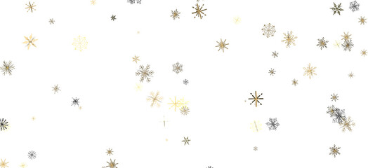 Glistening Snow Shower: Striking 3D Illustration Showcasing Falling Holiday Snowflakes