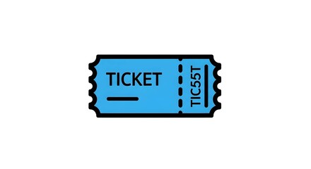 Ticket for a concert event at an outdoor venue in the summer season with vibrant atmosphere and engaging performances
