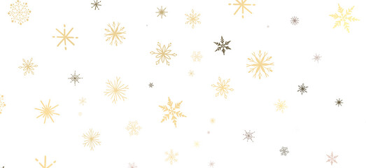 Glistening Snow Shower: Striking 3D Illustration Showcasing Falling Holiday Snowflakes