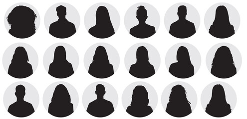 people profile silhouette 