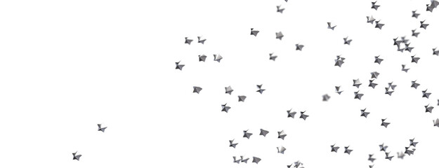 Heavenly Showers: 3D Gold Stars Rain Illustration Transcends Imagination