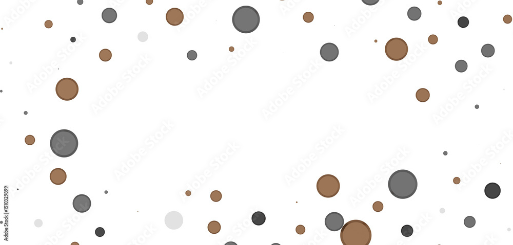 Poster multicolor confetti abstract background with a lot of falling pieces, isolated on a white background