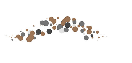 silver confetti explosion festive background