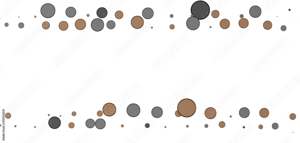 Poster multicolor confetti abstract background with a lot of falling pieces, isolated on a white background