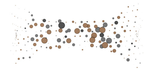  Colorful confetti on white background