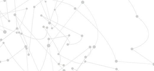 Modern abstract background. Network nodes and connections. Technology concept.