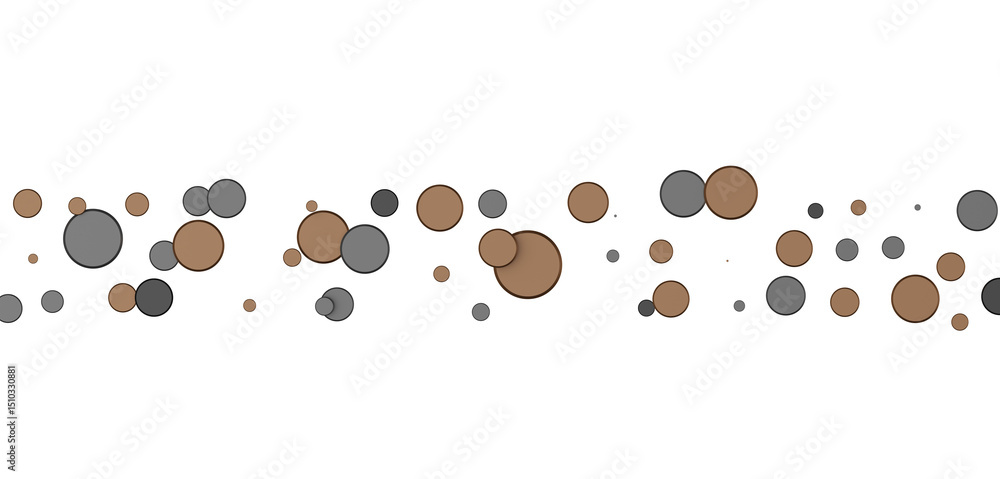Aufkleber multicolor confetti abstract background with a lot of falling pieces, isolated on a white background