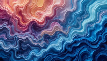 Fototapeta premium abstract colorful background with waves