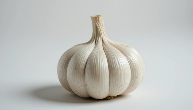garlic isolated on white background