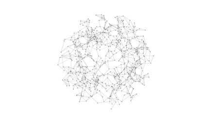 Big data visualization background.Abstract technology