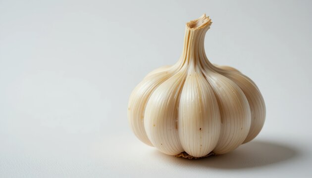 garlic  isolated on white