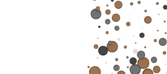 Obraz premium gold confetti background, isolated on transparent background In 3D PNG