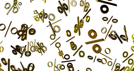 Blurred sale background. 3d transparent PNG