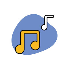 Music  Icon vector stock illustration
