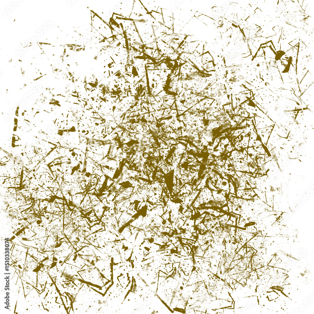 Poster abstract shattered glass explosion on transparent backdrop a dynamic display of destruction and frag