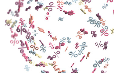 percent shopping digital in 3d.