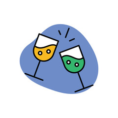 Cheers  Icon vector stock illustration