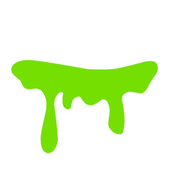 Green slime drop