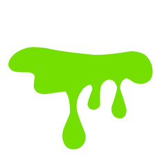 Green slime drop