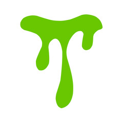 Green slime drop