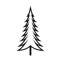 Fototapeta premium christmas tree vector