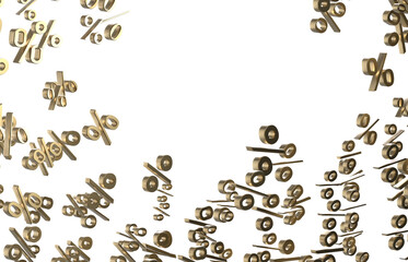 sale digital percent in transparent