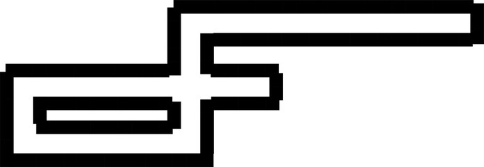 Pixel line creative design digital. Element 8 bit retro