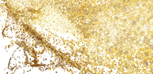 Abstract background with falling golden leaves. Perfect for autumn themes, nature, and seasonal designs.