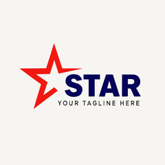 Obraz premium Star Logo Vector Template Design Illustration stock illustration