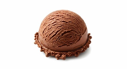 Obraz premium Chocolate Ice Cream Scoop