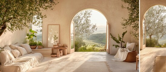 Serene Outdoor Living Space with View.