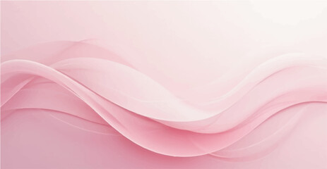 Abstract background pink gradient and flowing line.