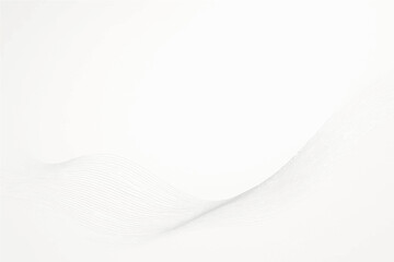 Abstract background with white gradient and flowing line.