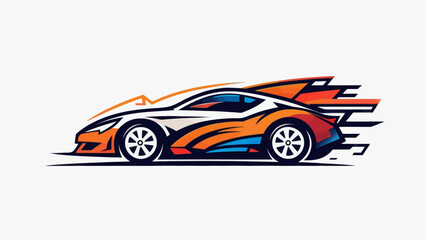 sport car vector illustration