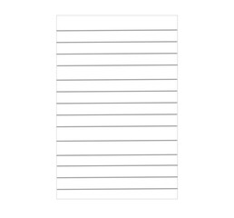 blank sheet of paper isolated on white background