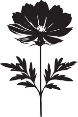 Seamless Floral Pattern Vector in Classic Black & White