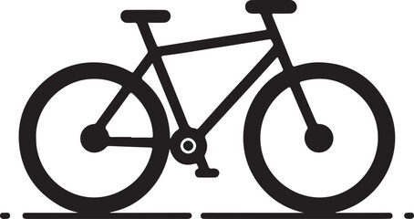 Bike icon in simple style isolated vector illustration Transport symbol