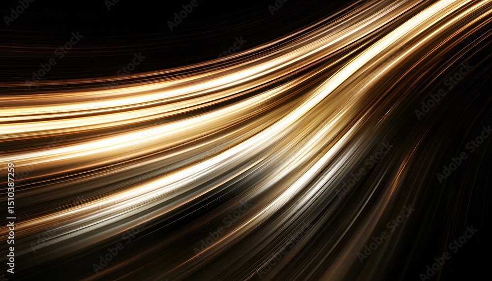 Poster light speed abstract lines blur motion effect of hyper speed warp background for poster