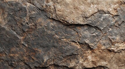 Worn Granite with Bronze Veining and Fossil Patterns for Rugged Emboss-Friendly Visual Backdrops