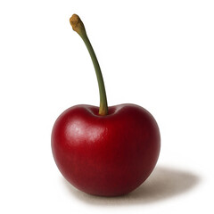 cherry isolated on a transparent background
