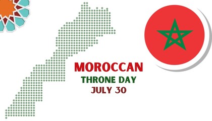 Moroccan Throne Day, July 30. The Kingdom of Morocco celebrates Throne Day on July 30.