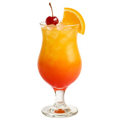 Sex On the Beach Cocktail Drink on Transparent PNG Background